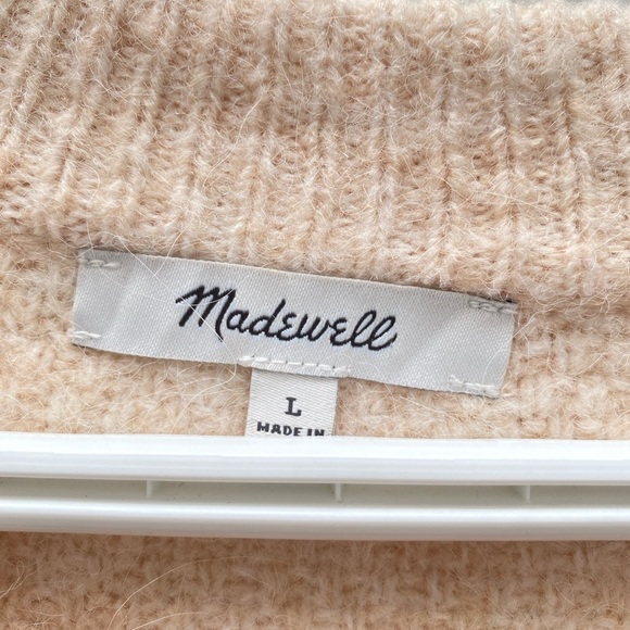 MADEWELL - Cable Havener Alpaca Wool Blend Pullover Sweater - Picture 9 of 11